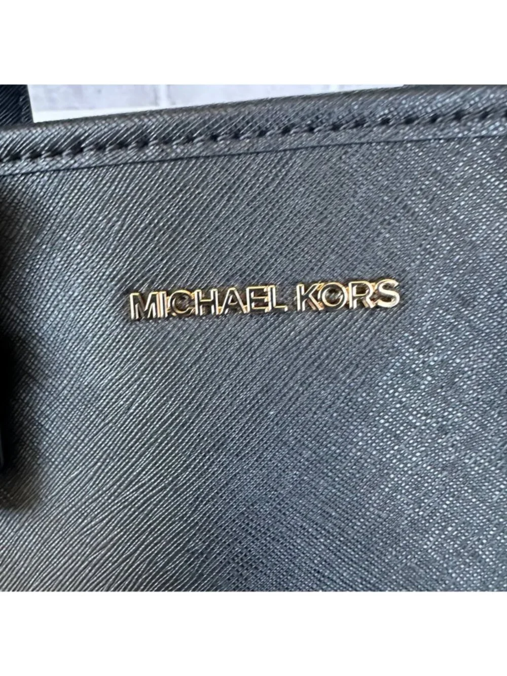 Michael Kors Jet Set Travel Extra-Small Black Zip Tote Bag